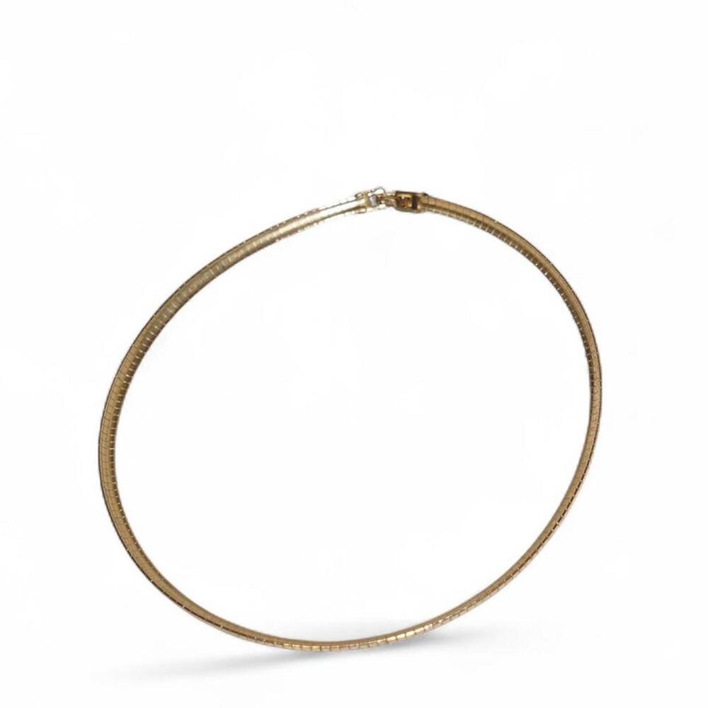 gold tone snake chain choker by Avon